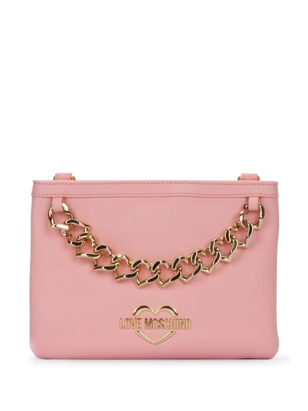 Сумка-тоут Love Moschino с логотипом и табличкой pink