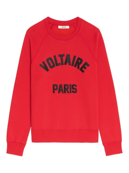 Толстовка с логотипом Zadig&Voltaire и надписью red