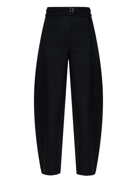 Брюки Sportmax с застежкой на крючок black