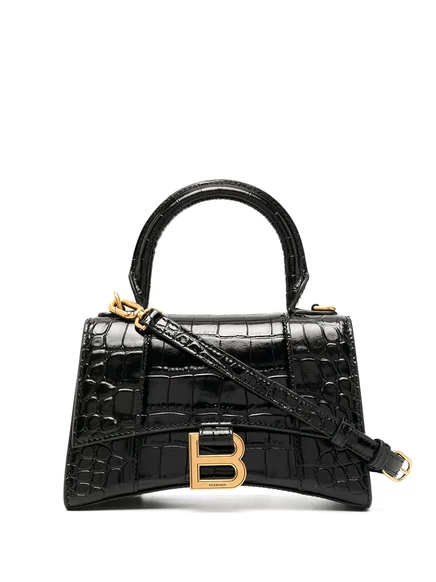 Женская сумка Balenciaga Hourglass XS, черная
