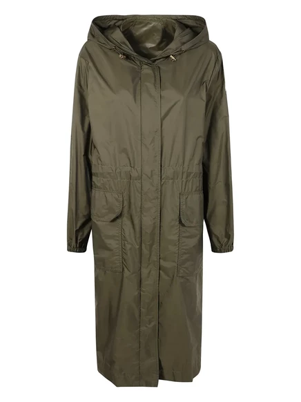 Женская парка Moncler Hiengos, зеленая