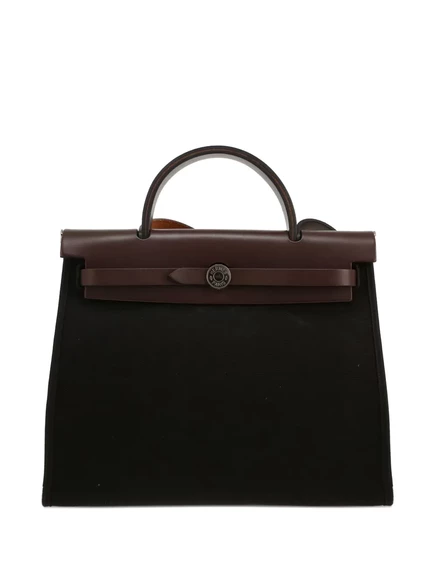 Женская сумка-тоут Hermès Herbag 2016, чёрная