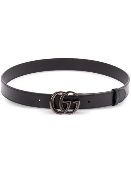 Мужской ремень Gucci Double G, черный