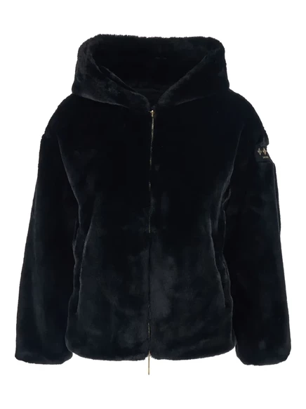 Куртка с нашивкой с логотипом на капюшоне с завязками Tatras Yumola black