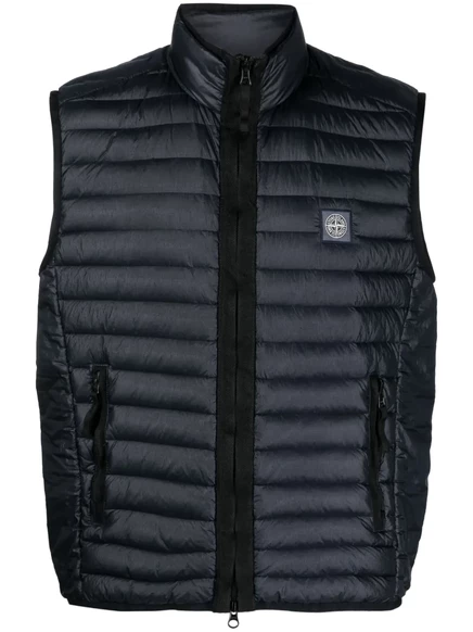 Мужской стеганый жилет Stone Island Compass, синий