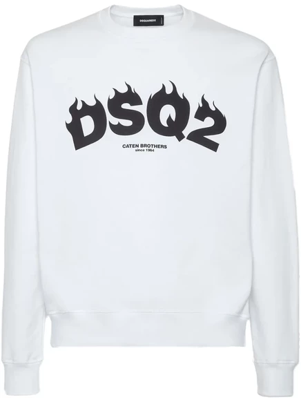 Мужской свитшот DSquared2 DSQ2, белый