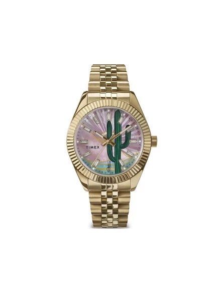 TIMEX x Jacquie Aiche с круглым циферблатом 36 мм pink