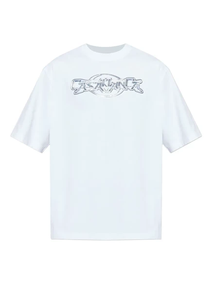 Футболка с логотипом Casablanca white