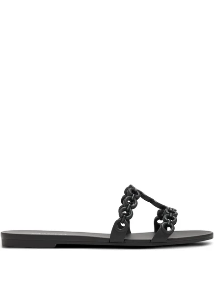 Женские сандалии Aquazzura Infinity Chain, черные