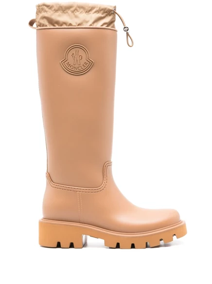 Женские сапоги Moncler Kickstream водостойкие, коричневые