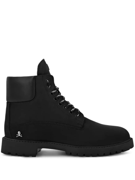 Ботинки с логотипом Philipp Plein-бляшка  black