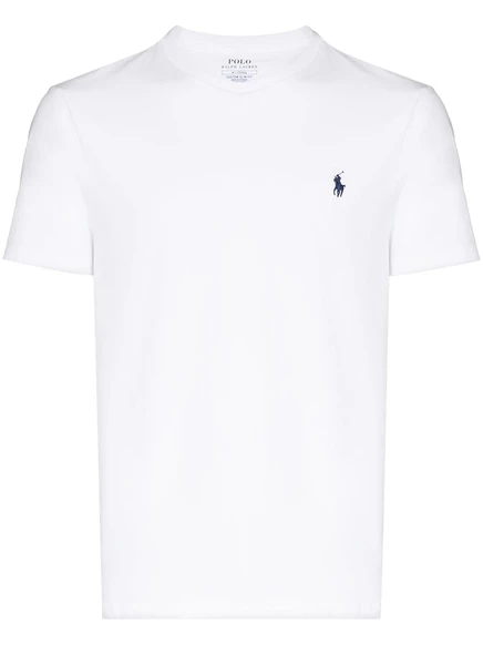 Мужская футболка Polo Ralph Lauren с логотипом, белая