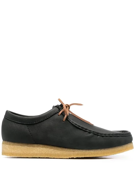 Мужские ботинки Clarks Originals Wallabees шнурованные, черные