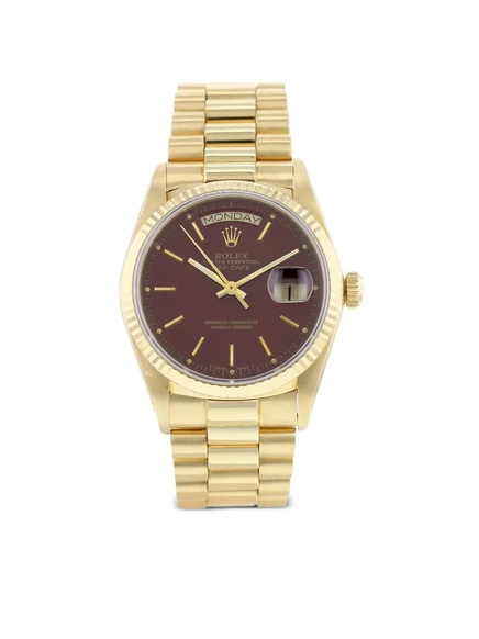 Мужские часы Rolex Day-Date 36 мм 1986, коричневые