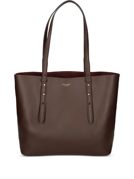 Кожаная сумка-тотализатор Kate Spade brown