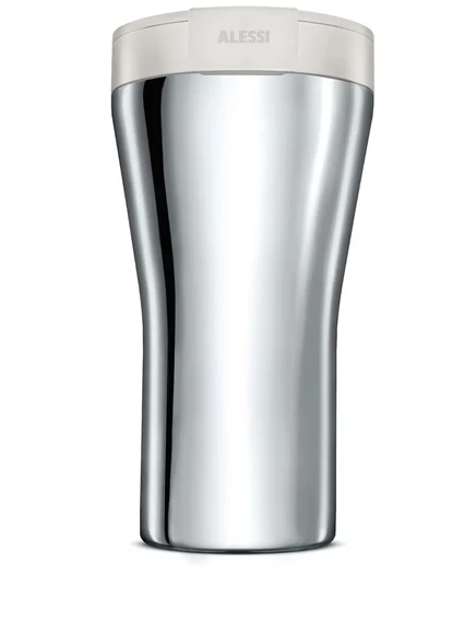 Термокружка Alessi Caffa из стали, серебристая