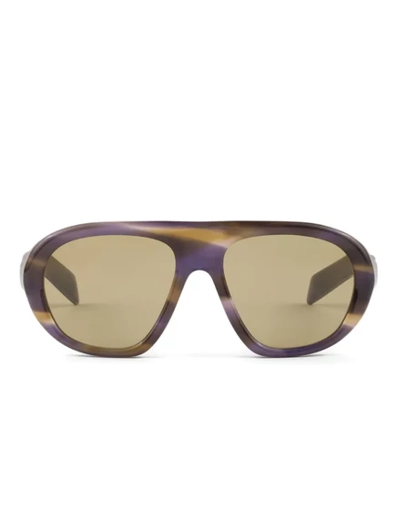 Солнцезащитные очки Prada Eyewear browline purple
