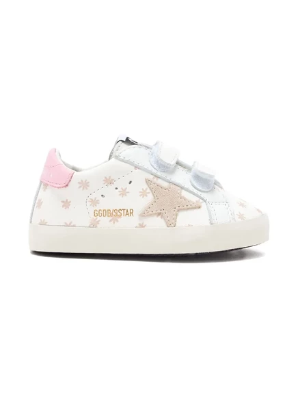 Детские кроссовки Golden Goose Kids Super Star, белые