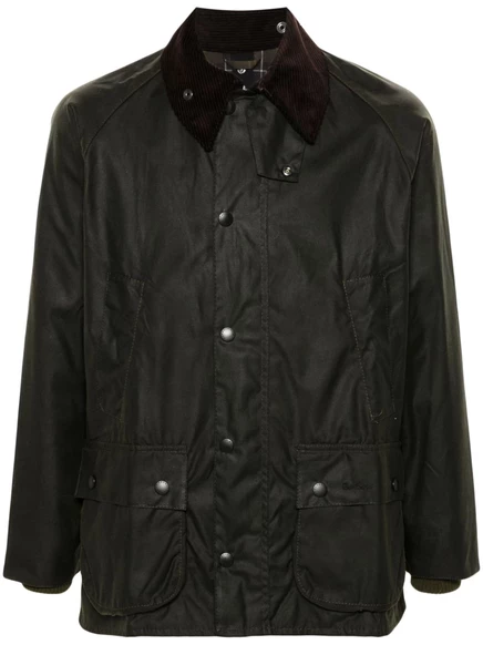 Мужская куртка Barbour Bedale вощеная, темно-оливковая