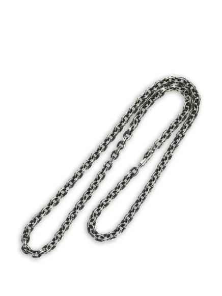 Мужская цепочка Chrome Hearts paper chain, серебристая