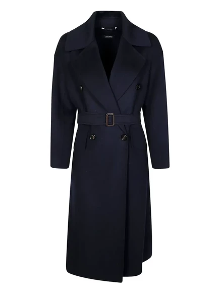 Двубортное пальто Max Mara Alice с поясом от Max Mara Alice blue