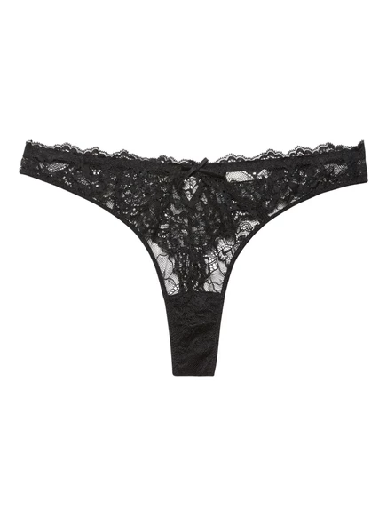 Женские стринги Fleur du Mal Bianca, черные