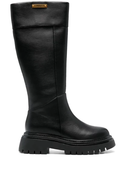 Высокие сапоги с логотипом TWINSET black