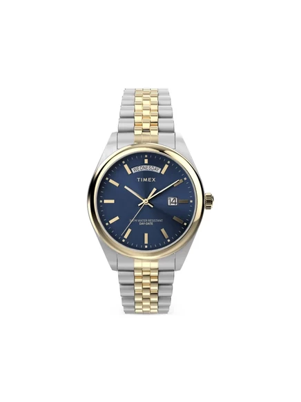 Мужские часы Timex Legacy 41 мм, с синим циферблатом