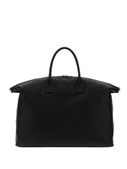 Сумка-тоут с гигантским принтом с логотипом Saint Laurent black