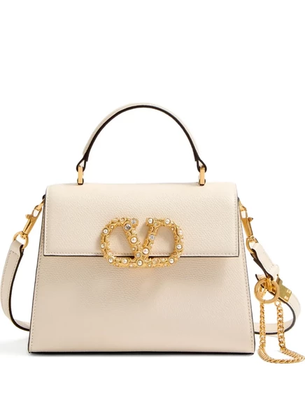 Женская сумка Valentino Garavani VSling, бежевая