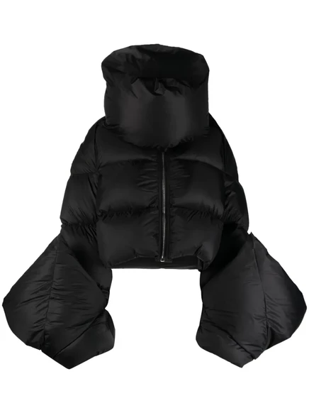 Женская пуховка Rick Owens Babel укороченная, черная