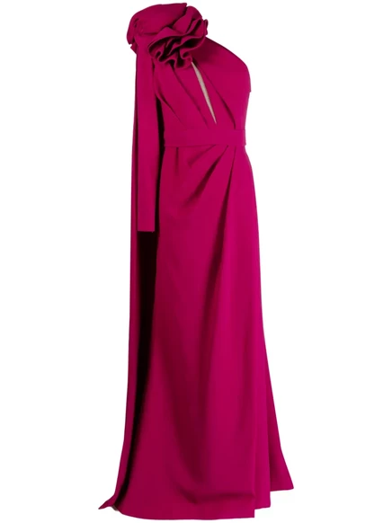 Платье Elie Saab Cady с цветочными узорами  pink