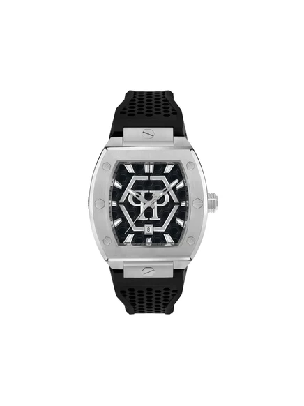 Мужские часы Philipp Plein Hexagon Phantom 44 мм, черные
