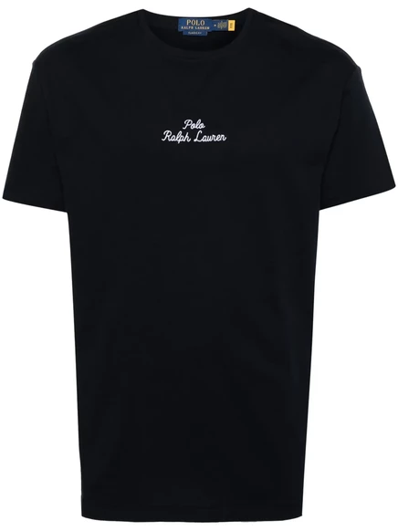 Мужская футболка Polo Ralph Lauren с логотипом, синяя