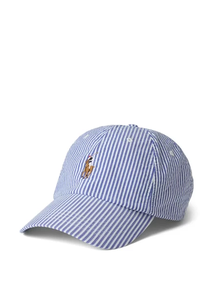 Мужская кепка Polo Ralph Lauren в полоску, синяя
