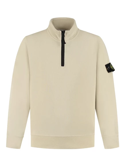 Футболка-поло Stone Island Junior с компасом и бейджем  neutrals