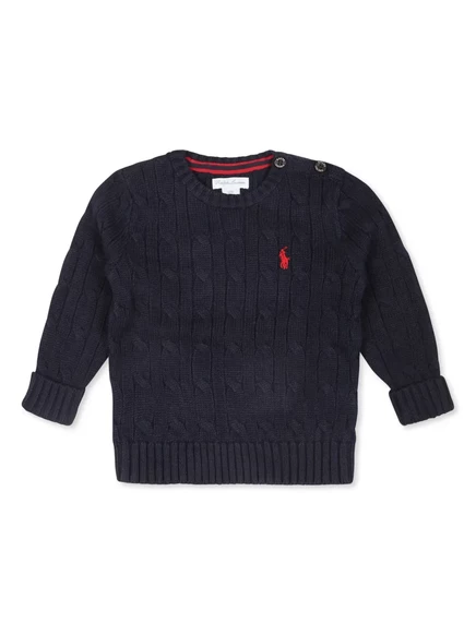 Детский свитер Polo RALPH LAUREN с изображением пони поло blue