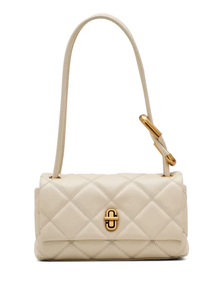 Marc Jacobs - мини-стеганая сумка с двумя наплечниками neutrals