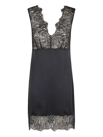 Кружевное платье Marella black