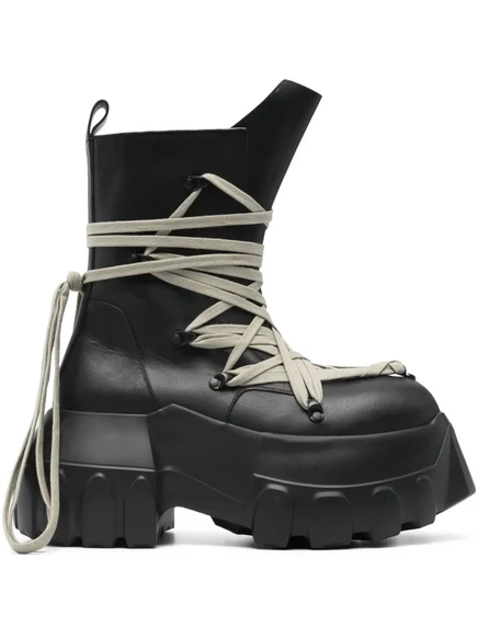 Мега-тракторные ботинки Rick Owens Megalace black