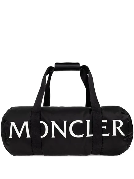 Сумка-даффл Moncler Duddle цилиндрическая, черная
