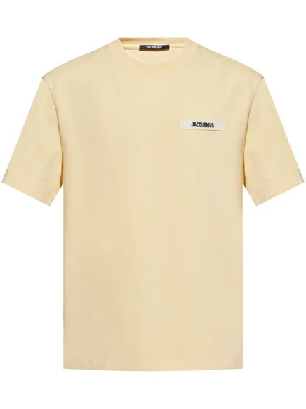 Мужская футболка Jacquemus Gros Grain, светло-бежевая