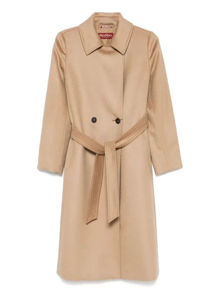 Max Mara virgin-шерстяной тренч-пальто neutrals
