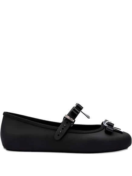 Балетки Melissa, украшенные бантом black