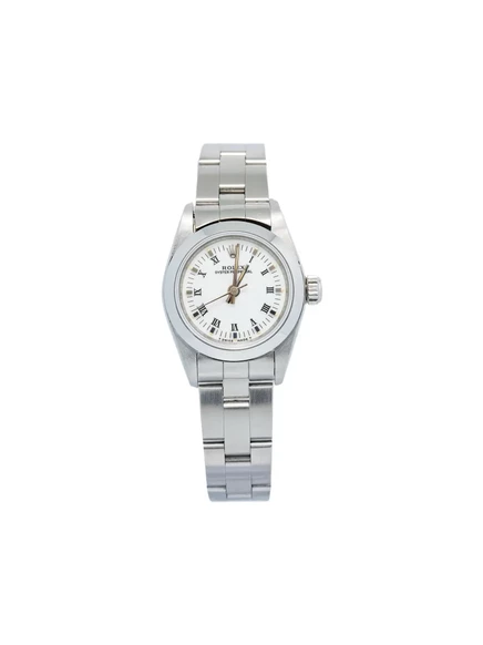 Женские часы Rolex Oyster Perpetual 26 мм, сталь, белые