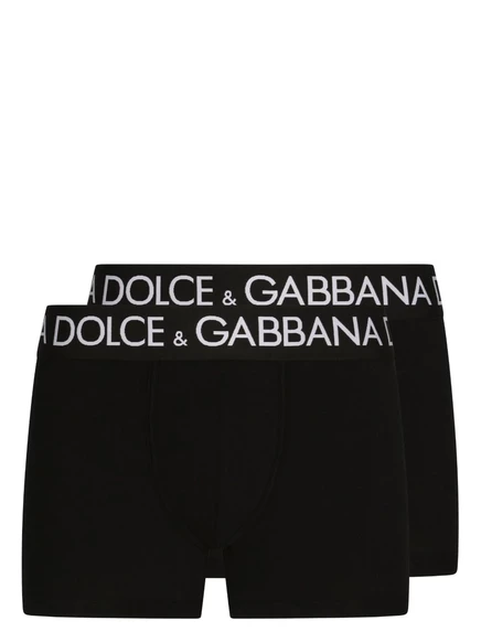 Мужские боксеры Dolce & Gabbana, 2 шт., черные