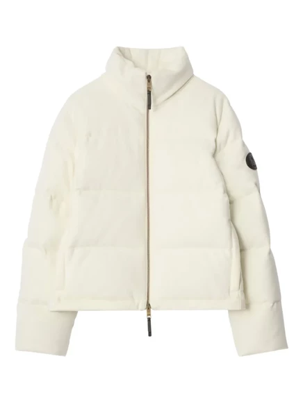 Женская пуховая куртка Burberry Ambleside, кремовая