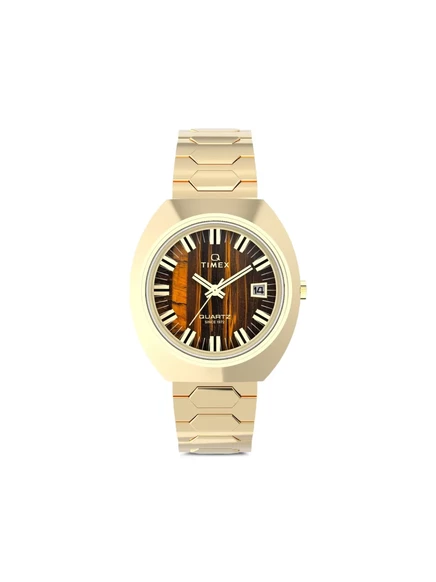 Мужские часы Timex Q 1972 Time Machine, 39 мм, коричневые