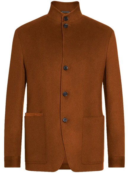 Мужской пиджак Zegna Oasi Cashmere Il Conte, коричневый