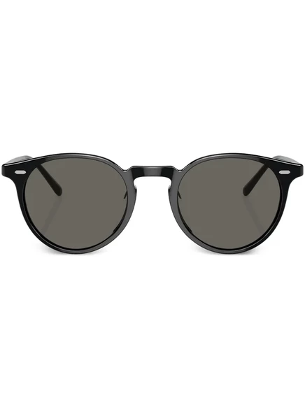 Унисекс солнцезащитные очки Oliver Peoples, черные